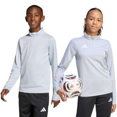 9. adidas Entrada 26 Trainingsshirt, hellgrau, Kinder-Sweatshirt JZ6637