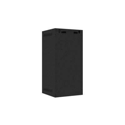 6. LANBERG Wandregalschrank 10" 12U 280x310 Schwarz, Metalltüren (Bausatz) WF10-2312-00B