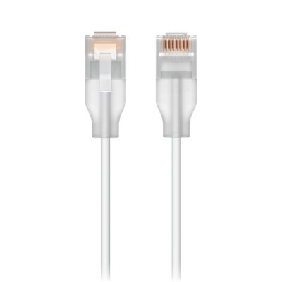 8. Ubiquiti UACC-Cable-Patch-EL-12M-W Netzwerkkabel, durchscheinend, weiß, Cat6