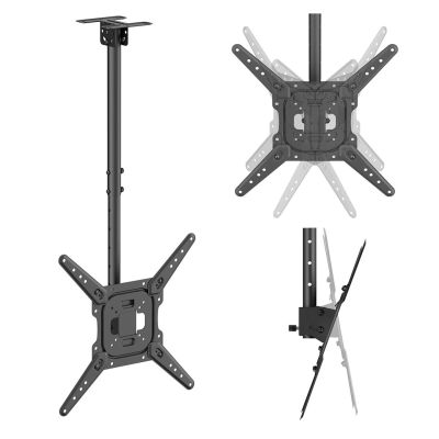 3. MACLEAN Deckenhalterung für Fernseher, max. Traglast 35 kg, 23–55 Zoll, max. VESA 400 x 400, MC-174