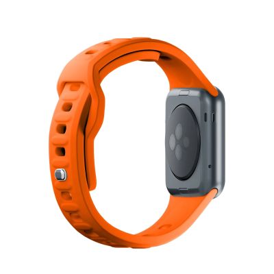 4. 3mk Silikon- Watch für Apple Watch 38/40/41 mm – Orange