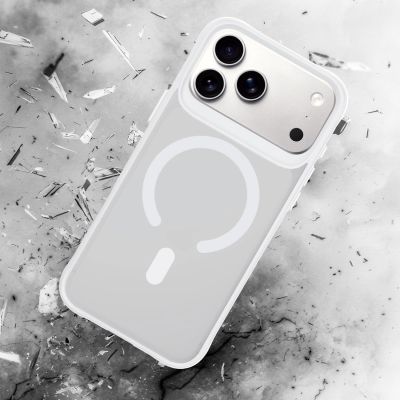 25. 3mk Smoke MagCase für iPhone 17 Pro - Weiß-Transparent