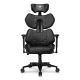 7. COUGAR Terminator Elite Gaming-Stuhl, gepolsterter Sitz, Schwarz, Silber