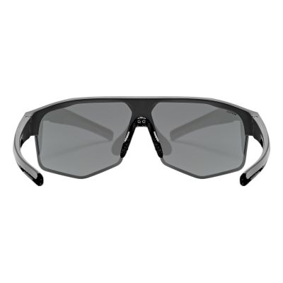 4. Uvex 5330812216 Unisex Halbrand-Sportbrille, schwarze Wechselgläser