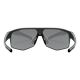 4. Uvex 5330812216 Unisex Halbrand-Sportbrille, schwarze Wechselgläser