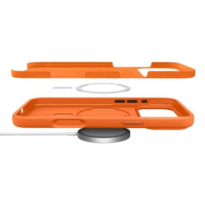 6. Spigen Silikon-Schutzhülle „Fit Mag“ für iPhone 17 Pro – Orange