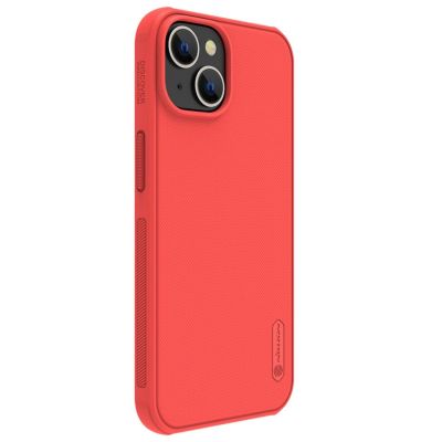 6. Nillkin Super Frosted Shield Pro Hülle für iPhone 14 Plus, Rückseite, rot