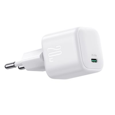 3. Joyroom JR-TCG08 GaN 20W Power Delivery Wandladegerät – Weiß