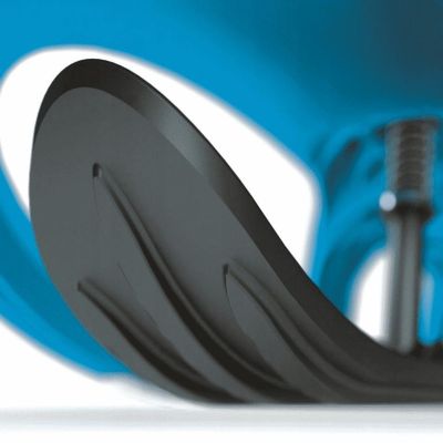 7. KUNSTSTOFFSCHLITTEN CAR DRIVE CONTROL BLAU