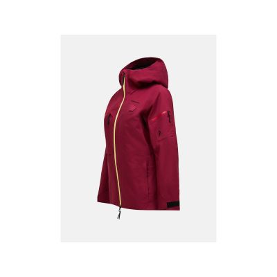 2. PEAK PERFORMANCE W Alpine Gore-Tex 3L Jacke Burgunderrot