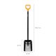 8. FISKARS SOLID 1003457 Metallschaufel, 1270 mm, D-Griff