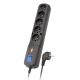 2. Lestar LV530W 2,5 m Steckdosenleiste (5 x UTE; 10 A; 2,5 m; schwarz)