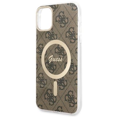 5. Guess GUHMN61H4STW iPhone 11 6.1" braun/braun Hardcase 4G MagSafe