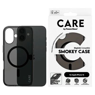 CARE by PanzerGlass Flagship Case iPhone 16 6,1" rauch/rauchig MagSafe 1349