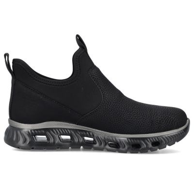 31. Rieker W RKR616 bequeme Schlupfstiefelette, schwarz