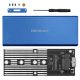 3. QOLTEC M.2 SSD-Gehäuse | SATA | NGFF | USB 3.0 | Superschnelle 5 Gbit/s | 2 TB | Blau