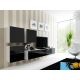 6. TV-Schrank VIGO '180' 30/180/40 weiß/schwarz glänzend