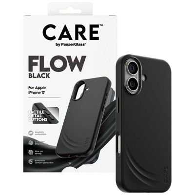 4. CARE by PanzerGlass Feature FLOW MagSafe Case für iPhone 17 - Schwarz