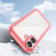 3. Outer Space Case mit Gelrahmen für iPhone 16 – rot