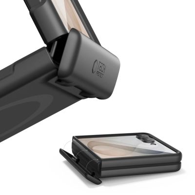 3. Tech-Protect Kevlar Aura MagSafe Hülle für Samsung Galaxy Z Flip 8 - Schwarz