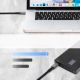 8. Wozinsky WPS-UY42S USB-C USB4-Kabel 40 Gbit/s 240 W 2 m 4K - Schwarz