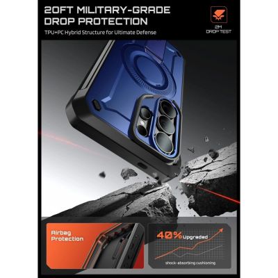 3. Supcase Unicorn Beetle Pro Mag MagSafe 2er-Set Hülle für Samsung Galaxy S26 Ultra – Schwarz und Marineblau