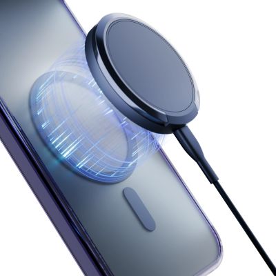 3. 3mk Frosty MagCase Purple Hülle für Apple iPhone 15 Pro – Lila