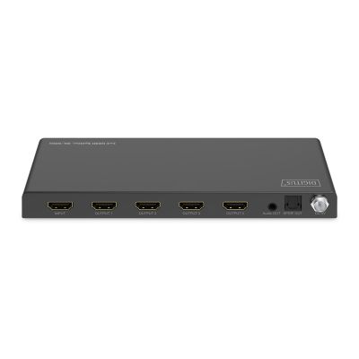 3. HDMI-Splitter 1x4, 8K/60Hz (4:4:4) mit HDR, 48 Gbit/s, HDCP 2.3, Toslink/Stereo, EDID