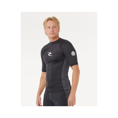 2. Lycra RIP CURL WAVES UPF PERF Kurzarm schwarz
