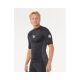 2. Lycra RIP CURL WAVES UPF PERF Kurzarm schwarz