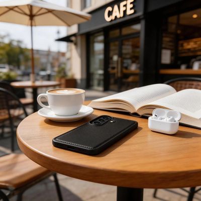 8. Tech-Protect Wallet MagSafe Hülle für Samsung Galaxy S26 – Mattschwarz
