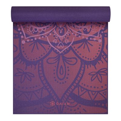 4. Gaiam Premium Athenian Rose Yogamatte 6 mm 63958
