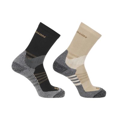 SALOMON X ULTRA ACCESS CREW 2er-Pack R+L BLEACHED SAND-BLACK LC2256800