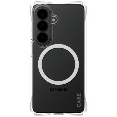 2. CARE by PanzerGlass Samba Transparente Qi-Hülle für Samsung Galaxy S26 - Transparent