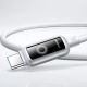 4. Joyroom S-A55 StarFlight 66W USB-A - USB-C Kabel 1,2 m - Weiß