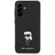 2. Karl Lagerfeld Fixed Glitter Ikonik Logo Metal Pin Case für Samsung Galaxy A56 - Schwarz