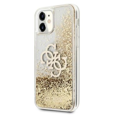 2. Guess 4G Big Liquid Glitter Case für iPhone 11 6.1" / Xr - Gold