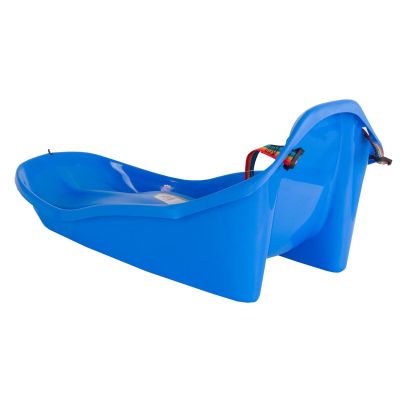 9. PLASTIK MINI TOPO BLAUER SCHLITTEN