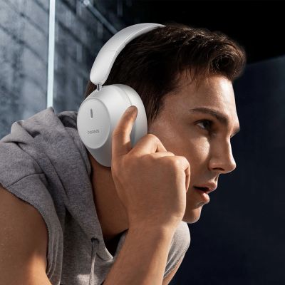 11. Baseus Bass 30 Max On-Ear-Bluetooth 5.3-Funkkopfhörer – Weiß