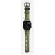 5. Nomad Rocky Point Armband, schwarzes Leder, Titan