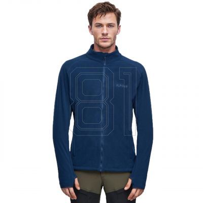 2. Alpinus Kerkis Fleece-Sweatshirt Tactical M MK11059 mit durchgehendem Reißverschluss