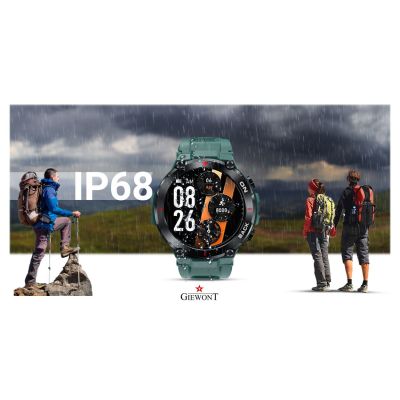 15. GIEWONT Pionier GPS GW460-2 Smartwatch – Seegrün