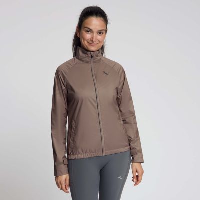 2. Rogelli ESSENTIAL Laufjacke in Mokka, Größe XS