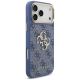 4. Guess 4G Big 4G Classic Logo Big Strap Metal Buttons Hülle für iPhone 18 Pro Max / 17 Pro Max – blau