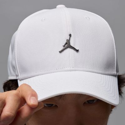 Air Jordan Rise Structured Metal Jumpman White Cap - HM5750-100