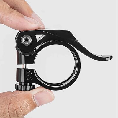 9. Rockbros 41210092001 Fahrradsattelklemme mit Schnellspanner – Schwarz