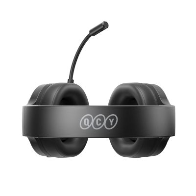 5. QCY Heroad V200 Tri-Mode Gaming-Kopfhörer mit 7.1-Sound, 240 Stunden Akkulaufzeit und abnehmbarem Mikrofon – Schwarz