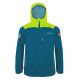 Kinder-Regenjacke für Jungen/Mädchen Trollkids Kids Bergen Jacket petrol/lime (610-151)