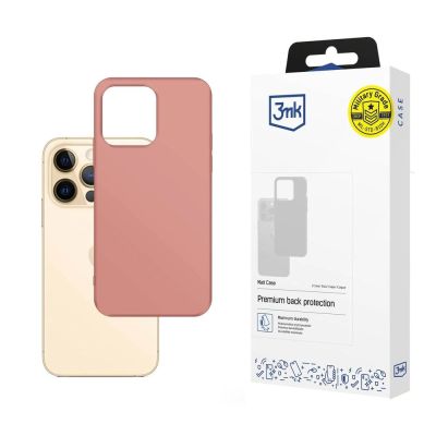 Hülle für iPhone 13 Pro Max aus der 3mk Matt Case Serie - Pink