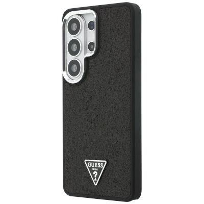 2. Guess Fixed Glitter Triangle MagSafe Hülle für Samsung Galaxy S26 Ultra – Schwarz